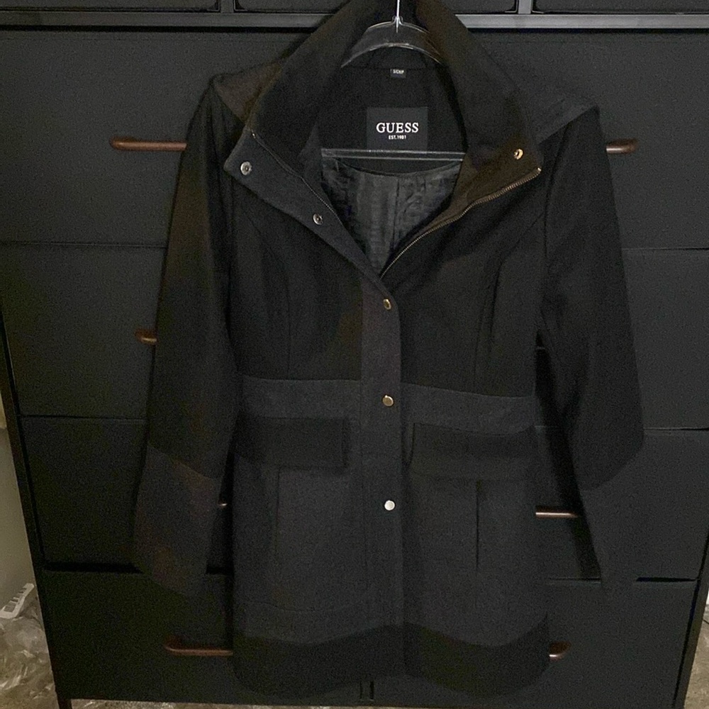 Fit and flare pea coat